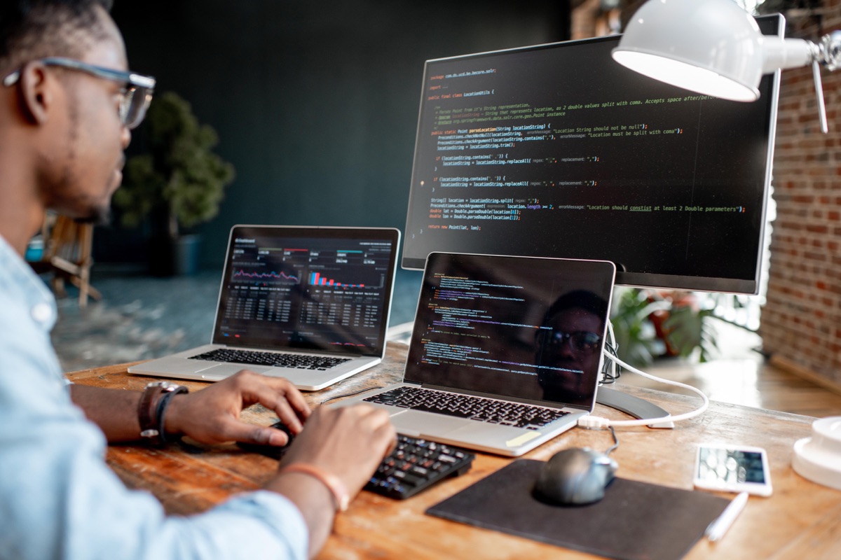 Web programmer building a marketing system